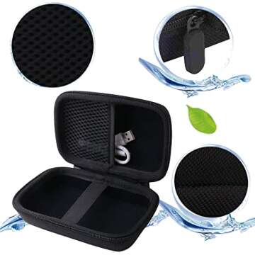 WERJIA Hard Carrying Case Compatible with Canon PowerShot SX720 SX620 SX730 SX740 G7X/G7X Mark III/G7X Mark II Digital Camera (Storage case, Black)