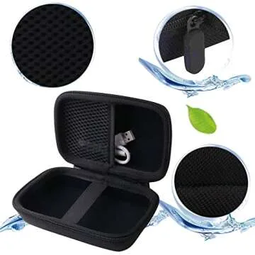 WERJIA Hard Carrying Case Compatible with Canon PowerShot SX720 SX620 SX730 SX740 G7X/G7X Mark III/G7X Mark II Digital Camera (Storage case, Black)