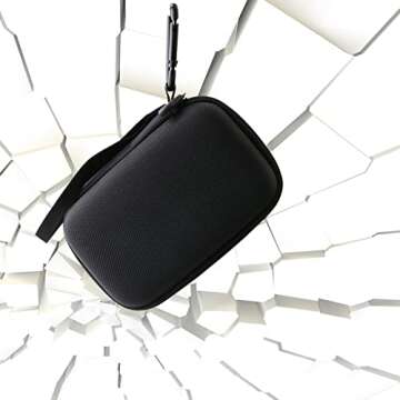 WERJIA Hard Carrying Case Compatible with Canon PowerShot SX720 SX620 SX730 SX740 G7X/G7X Mark III/G7X Mark II Digital Camera (Storage case, Black)