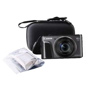WERJIA Hard Carrying Case Compatible with Canon PowerShot SX720 SX620 SX730 SX740 G7X/G7X Mark III/G7X Mark II Digital Camera (Storage case, Black)
