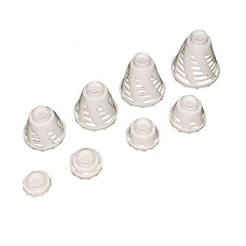 BirTee Golf Tees - PRO Speed Version with Enhanced Durability - 8 Pack. Indoor Golf Tees/Golf Simulator Tees/Winter Golf Tees. Bundled with an Exclusive Poker Chip Ball Marker (White)