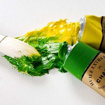 Charvin Extra Fine Professional Cobalt Blue Light Hue Artist Oil Paint 20 ml - Triple-Milled for Smo...