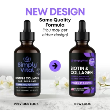 Simply Vital Liquid Biotin & Collagen for Healthy Beauty