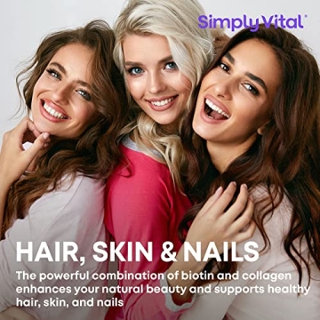 Simply Vital Liquid Biotin & Collagen for Healthy Beauty