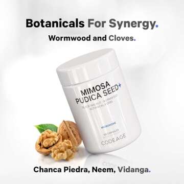 Organic Mimosa Pudica Seed Capsules - Vegan Health Support