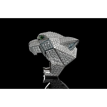 Ssjewel Full Iced Out Panther Ring 14K Gold Plated Jewelry