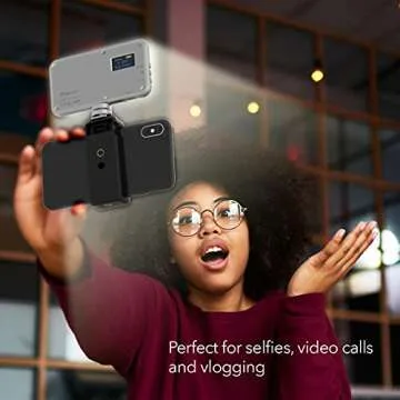 DigiPower LED Video Light - Adjustable Brightness & Color Control