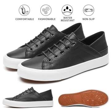 Women's Fashionable Slip on PU Leather Shoes for All Occasions