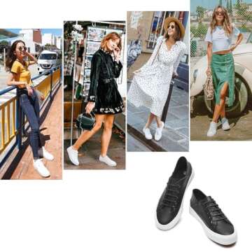 Women's Fashionable Slip on PU Leather Shoes for All Occasions