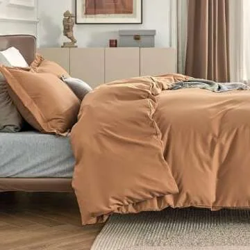 Bedsure King Duvet Cover - Soft Double Brushed Set