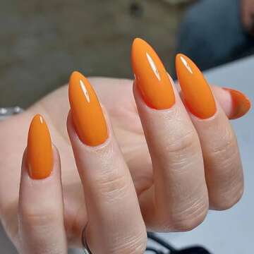 KXAMELIE Short Almond Shaped Press-on Nails - Comfortable Glue on Acrylic Nails for Daily Wear