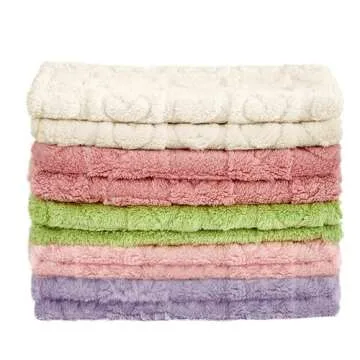 Yurhap Fleece Baby Blanket Heart Checkered Blanket, Ultra Soft Cozy Baby Blankets for Boys Girls, Fluffy Infant Toddler Newborn Receiving Blankets for Crib Stroller 30”×40” (Cream)