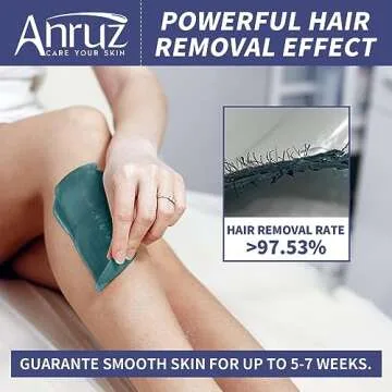 ANRUZ All-in-One Waxing Kit for Easy Hair Removal