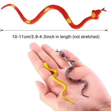 24 Realistic Plastic Snakes for Halloween and Pranks