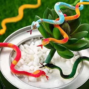 24 Realistic Plastic Snakes for Halloween and Pranks