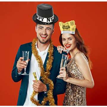 Exciting New Year Party Supplies for 20 Guests - Gift Boutique