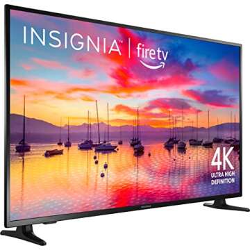 INSIGNIA 55-inch Class F30 Series LED 4K UHD Smart Fire TV with Alexa Voice Remote (NS-55F301NA22, 2021 Model)
