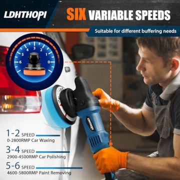 LDHTHOPI Dual Action Polisher - 980W Versatile Buffer