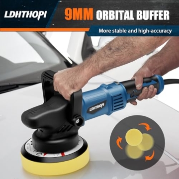 LDHTHOPI Dual Action Polisher - 980W Versatile Buffer
