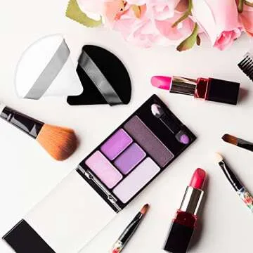 12 Soft Triangle Powder Puffs for Flawless Makeup Application