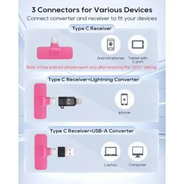 Enhanced Mini Microphone for iPhone and Android Recording