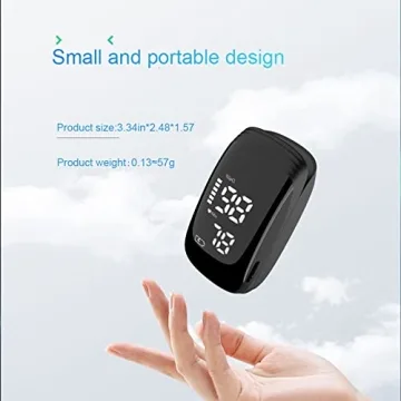 Rechargeable Pulse Oximeter Fingertip for Accurate Health Monitoring