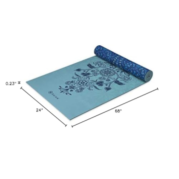 Gaiam Yoga Mat Reversible Extra Thick Non Slip Mat