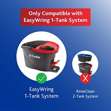 O-Cedar EasyWring Mop Refill Pack of 6 for Efficient Cleaning