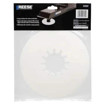 REESE Towpower 83002 Fifth Wheel Lube Plate, 10 Inch Round, 3/16 Inch Thick, Eliminates Need for Grease