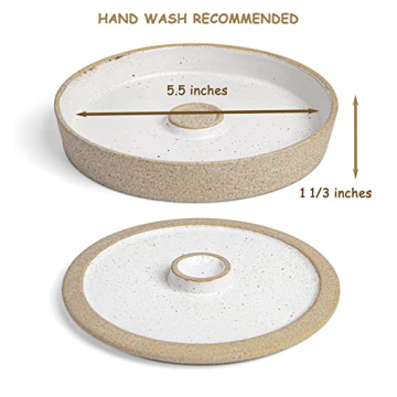 Ceramic Bar Salt Rimmer Set 5.5” for Cocktails and More