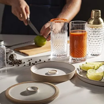 Ceramic Bar Salt Rimmer Set 5.5” for Cocktails and More