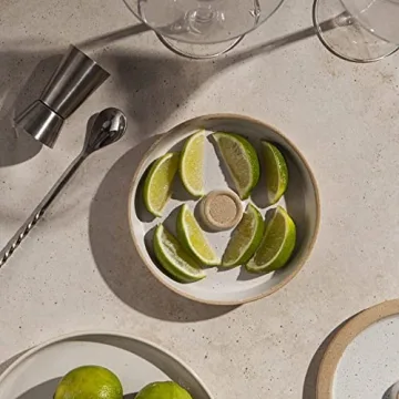 Ceramic Bar Salt Rimmer Set 5.5” for Cocktails and More