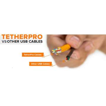 Tether Tools TetherPro USB-C Right Angle Cable for Creatives