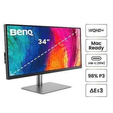 BenQ PD3420Q Ultrawide Creator Monitor for Macbook 34"