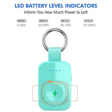 i.VALUX Portable Travel Charger for Apple Watch 10/9/8/7/6/5/4/3