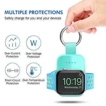i.VALUX Portable Travel Charger for Apple Watch 10/9/8/7/6/5/4/3