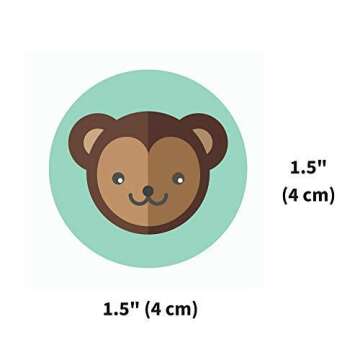 Farm Animal Stickers for Kids, 200 Stickers, 10 Designs