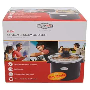 RoadPro 12V Slow Cooker | Perfect for Road Trips