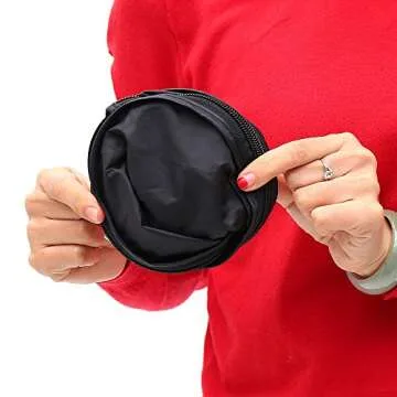 TRUMAGINE Reflector Panel 12inch / 30cm 5-in-1 Collapsible Multi-Disc Reflectors for Photographing with Bag - Translucent, Gold, Silver, Black and White