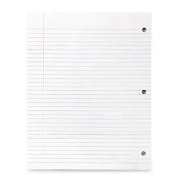 Mintra Office Filler Paper (College Ruled, 600 Sheets (6pks of 100))