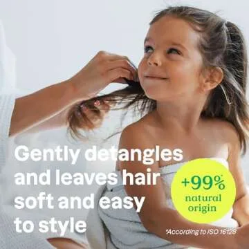 ATTITUDE Rinse-free Hair Detangler for Kids, EWG Verified Leave In Product, Plant- and Mineral-Based Ingredients, Vegan, Vanilla & Pear, 8 Fl Oz