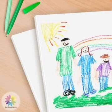 Mat Board Center Premium White Foam Core Board - 11x14 Inches, 3/16" Thick - 10 Pack, Acid-Free - Ideal for Mounting, Crafts, Art, and Presentations