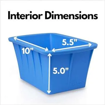 Plunge Lab Extra Large Ice Block Mold, 2-Pack, 8lb Ice Block, Ice Maker for Cold Plunge or Coolers, Reusable Steel Reinforced Silicone Molds, Big Ice Cube Molds, Ice Bath Chiller, Ice Tray