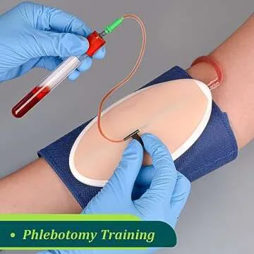 MedEduQuest IV Insertion Practice Kit for Nursing Students, IV Start Kit for Nurses, Venipuncture Kit for Injection Training