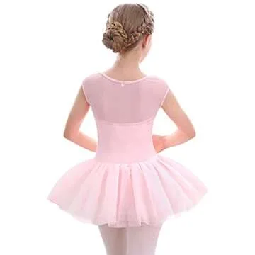 Stelle Ballet Leotards for Girls with Tutu Skirt