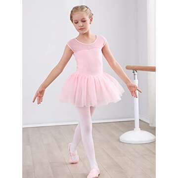 Stelle Ballet Leotards for Girls with Tutu Skirt