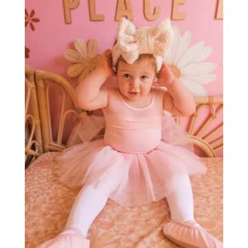 Stelle Ballet Leotards for Girls with Tutu Skirt