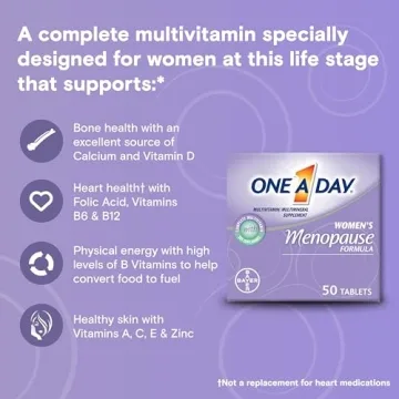 One A Day Women's Menopause Multivitamin for Hot Flashes