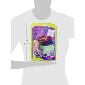 Polly Pocket Travel Toy with Mini Dolls & Accessories