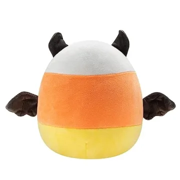 Squishmallows 8-Inch Delie the Candy Corn Bat Plush Toy
